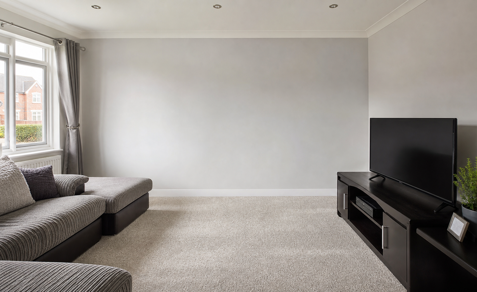 Living room before